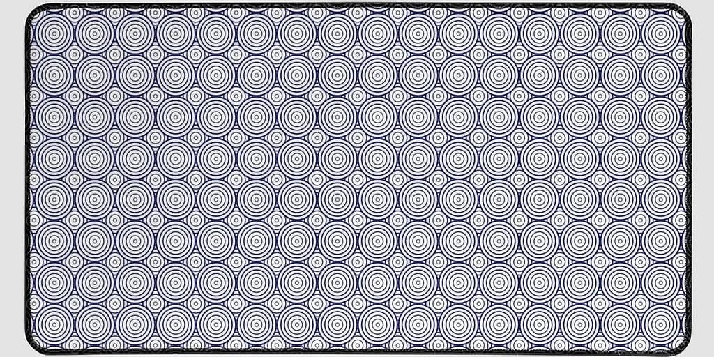 Concentric Circle Pattern deskpad