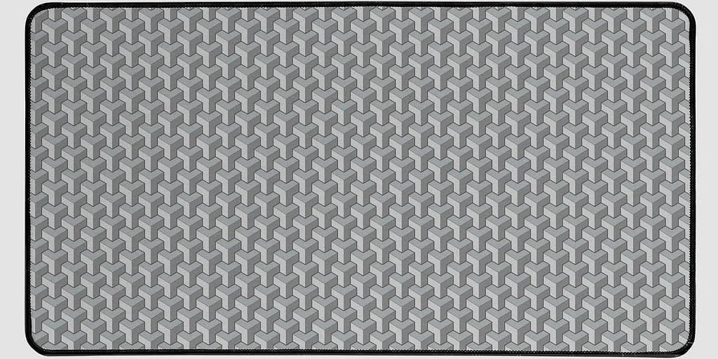 Isometric Weave Desk Mat